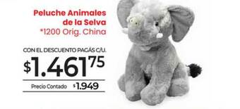 La Anonima Peluche Animales De La Selva oferta