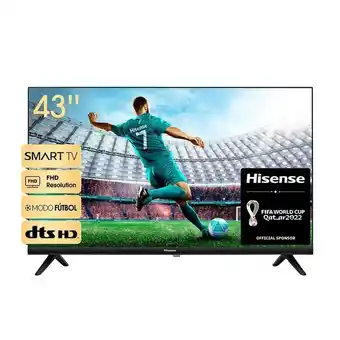 Coto Smart tv led hisense 43" fhd 9143a42h oferta