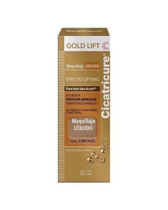Punto de Salud Cicatricure - gold lift maquillaje gold lift bronze 30 ml oferta