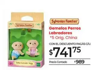Sylvanian Families Gemelos Perros Labradores