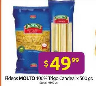 Cordiez Fideos Molto 100% Trigo Candeal x 500gr oferta