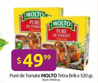 Cordiez Puré De Tomate Molto Tetra Brik x 520gr oferta