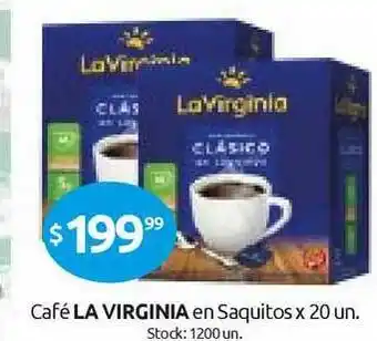 Cordiez Café La Virginia En Saquitos x 20 un oferta