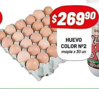 Almacor Huevo Color N°2 Maple X 30 Un oferta