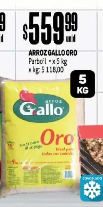 Makro Arroz Gallo Oro Parboil x 5kg oferta