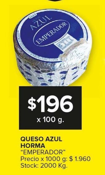 Carrefour Maxi Queso azul emperador horma x 100g oferta