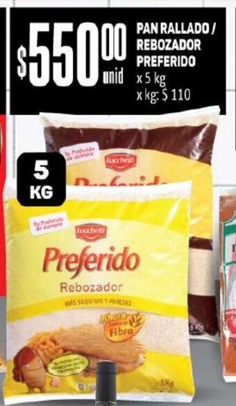 Makro Pan Rallado/Rebozador Preferido x 5kg oferta