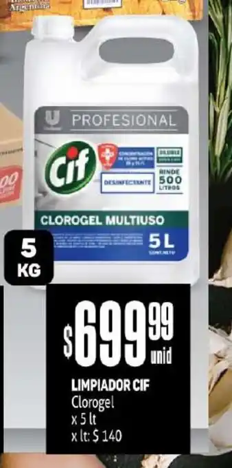 Makro Limpiador CIF x 5lt oferta