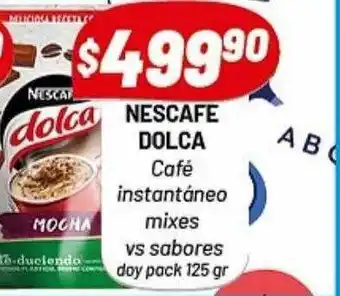 Almacor Nescafe dolce café instantáneo mixes vs sabores oferta