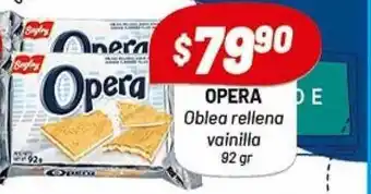 Almacor Opera oblea rellena vainilla oferta