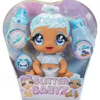 Jugueteria Pluto's Muñecas bebes glitter babyz - celeste.. oferta