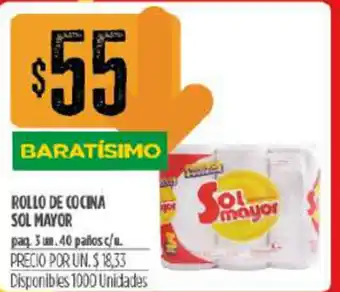 Supermercados Vea Sol Mayor Rollo De Cocina oferta