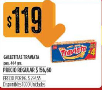 Supermercados Vea Galletitas Traviata 404grs oferta