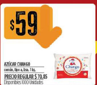 Supermercados Vea Azúcar Chango 1kg oferta