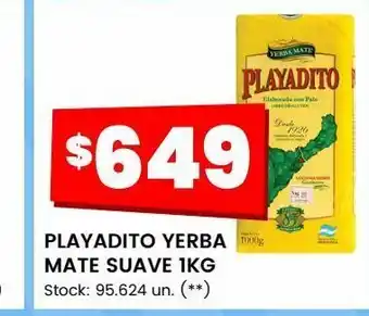 Changomas Yerba mate playadito 1kg oferta