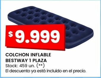 Changomas Colchón inflable bestway 1 plaza oferta
