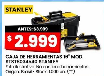 Changomas Caja de herramientas stanley oferta