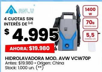 Changomas Hidrolavadora anlu oferta