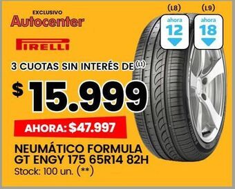 Changomas Neumáticos pirelli oferta