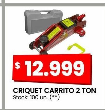 Changomas Criquet carrito 2 ton oferta