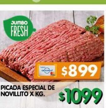 Jumbo Picada especial de novillito x kg oferta