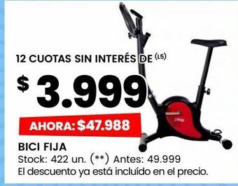 Changomas Bici fija oferta