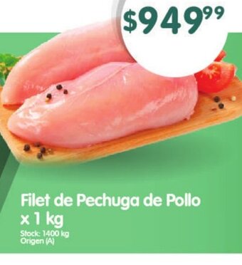 Supermercados Buenos Días Filet de Pechuga de Pollo 1kg oferta