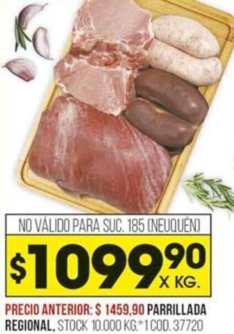 Coto Parrillada Regional oferta