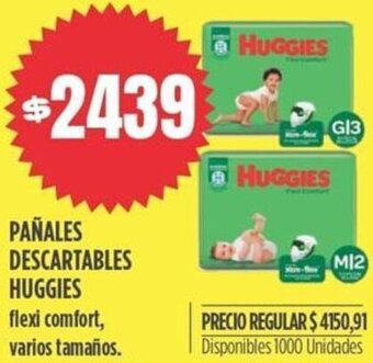 Supermercados Vea Pañales Descartables Huggies oferta