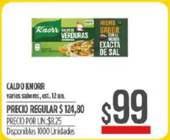 Supermercados Vea Knorr Caldo 12un oferta