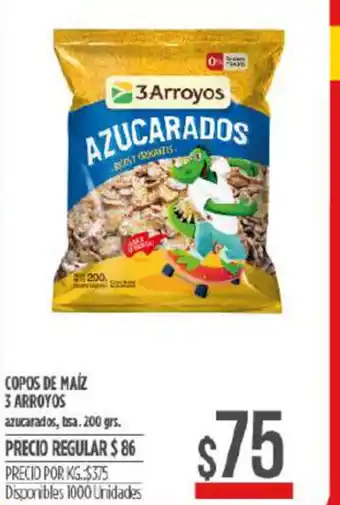 Supermercados Vea Copos De Maíz 3 Arroyos 200grs oferta