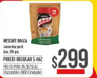 Supermercados Vea Nescafe Dolca 170grs oferta