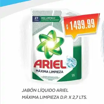 Gomez Pardo Jabón liquido ariel máxima limpieza d.p. oferta