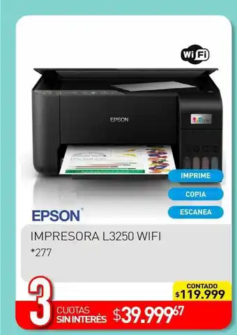 La Anonima Epson impresora l3250 wifi oferta