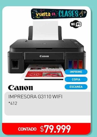 Canon impresora g3110 wifi