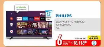 La Anonima Philips led tv 43 oferta
