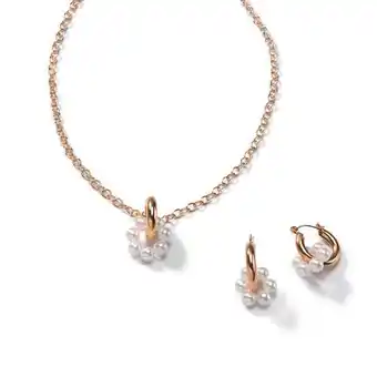 Avon Set x2 collar + aros leila oferta