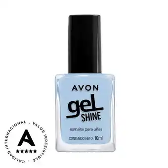 Avon Esmalte pastel | gel shine blue screen oferta