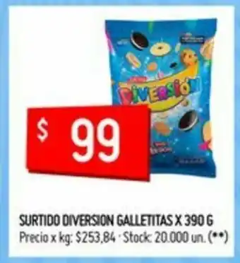 Walmart Surtido Diversion Galletitas x 390g oferta