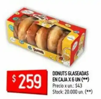 Walmart Donuts Glaseadas En Caja x 6un oferta