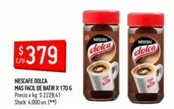 Walmart Nescafe Dolca Mas Facil De Batir x 170g oferta