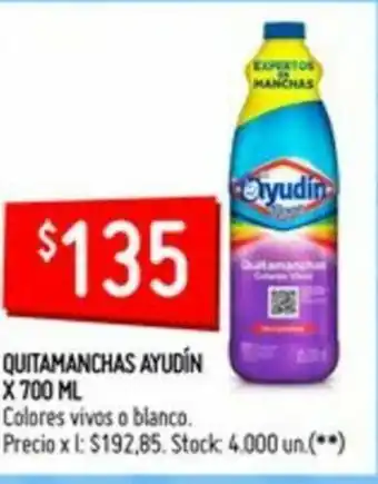 Walmart Quitamanchas Ayúdin x 700ml oferta