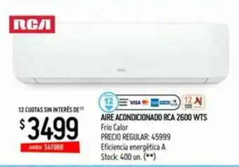 Walmart Aire Acondicionado RCA 2600 WTS oferta