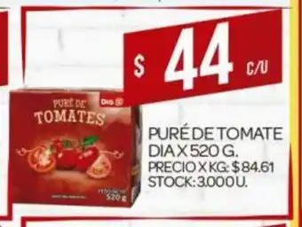 Supermercados DIA Tomate Purède Dia x520g oferta