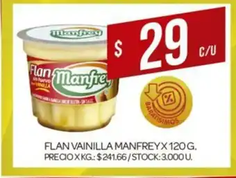 Supermercados DIA Flan Vainilla Manfrey x120g oferta