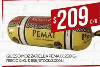 Supermercados DIA Pemai Queso Mozzarella x250g oferta