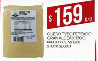 Supermercados DIA Queso Tybofeteado Gran Aldea x170g oferta
