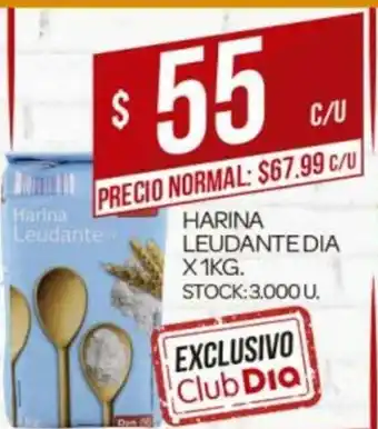 Supermercados DIA Harina Leudantedia x1kg oferta