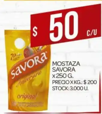 Supermercados DIA Savora Mostaza x250g oferta