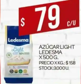 Supermercados DIA Ledesma Azúcar Light x 500g oferta
